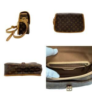 Louis Vuitton Bag Brown Monogram Shoulder Canvas Sologne